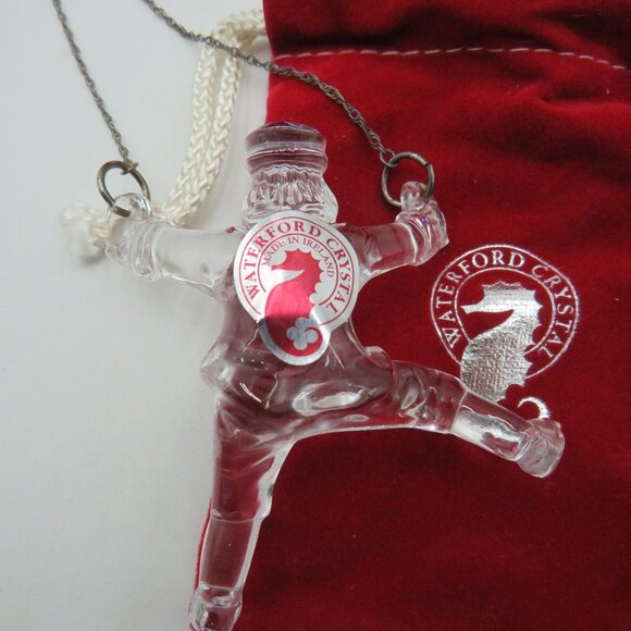 New Waterford Crystal 12 Days Of Christmas 2004 Ornament Velvet Pouches Box - Picture 10 of 14